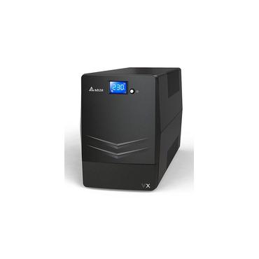 Delta Agilon VX-1500VA UPS-enhed Interaktivt indgangsstik 1,5 kVA 900 W 6 AC stikkontakt(er)