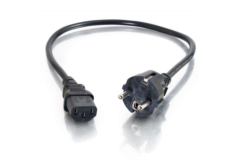 C2G Universal Power Cord - strömkabel - power CEE 7/7 till power IEC 60320 C13 - 1 m
