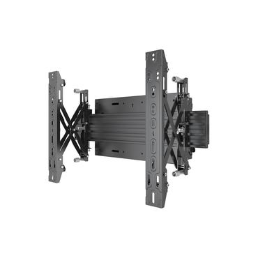 Multibrackets M Pro Series MBW1U monteringssats - justerbar, en sida - f&ouml;r LCD-display - v&auml;ggl&aring;da - svart
