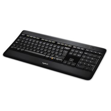 Logitech Wireless Illuminated Keyboard K800 - tastatur - Pan Nordic