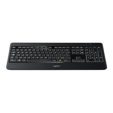 Logitech Wireless Illuminated Keyboard K800 - tastatur - Pan Nordic