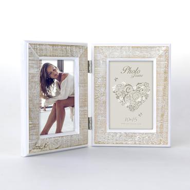 ZEP Levico 2Q Billedrammes&aelig;t Naturlig, Hvid