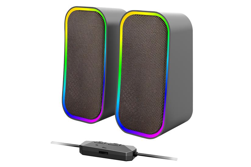 SPEEDLINK Token RGB - h&ouml;gtalare - f&ouml;r persondator - tr&aring;dl&ouml;s