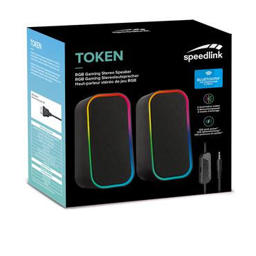 SPEEDLINK Token RGB - h&ouml;gtalare - f&ouml;r persondator - tr&aring;dl&ouml;s