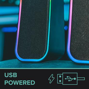 SPEEDLINK Token RGB - h&ouml;gtalare - f&ouml;r persondator - tr&aring;dl&ouml;s