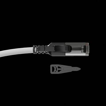 Lindy 47601 netværkskabel Grå 0,5 m Cat6a S/FTP (S-STP)