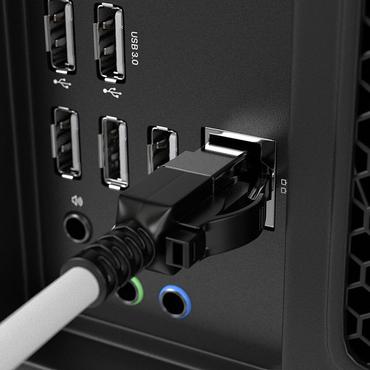 Lindy 47601 netværkskabel Grå 0,5 m Cat6a S/FTP (S-STP)