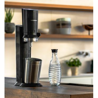 SodaStream Crystal 3.0 Metal, Rustfrit stål Sort