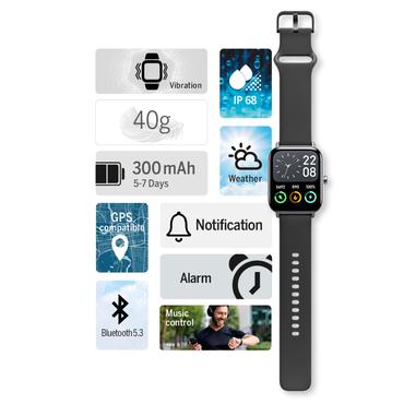 Beafon 101 4,57 cm (1.8") Grå GPS (satellit)