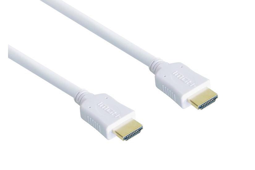 Alcasa 0.5m, 2xHDMI HDMI-kabel 0,5 m HDMI Type A (Standard) Hvid