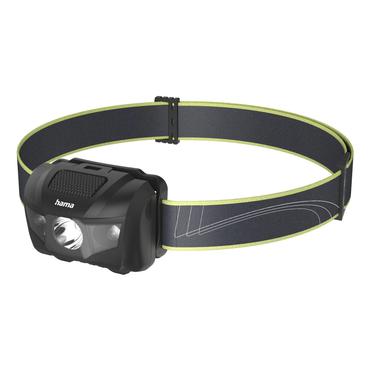 Hama HL200 Sort, Bl&aring;, Gul Hovedb&aring;nd lommelygte LED