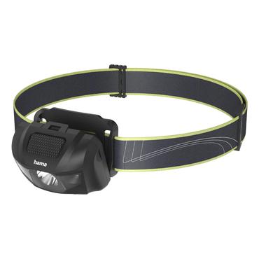 Hama HL200 Sort, Bl&aring;, Gul Hovedb&aring;nd lommelygte LED