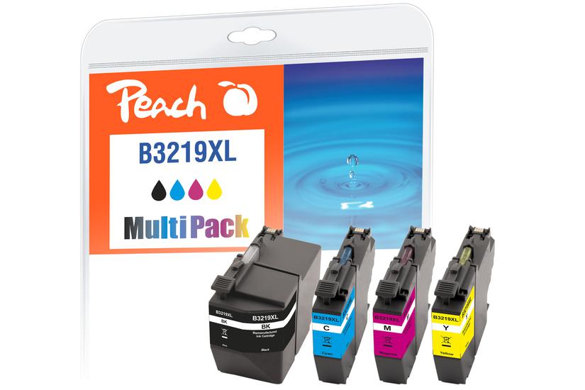 Peach PI500-231 bl&aelig;kpatron 4 stk Original H&oslash;jt (XL) udbytte Sort, Bl&aring;, Magenta, Gul