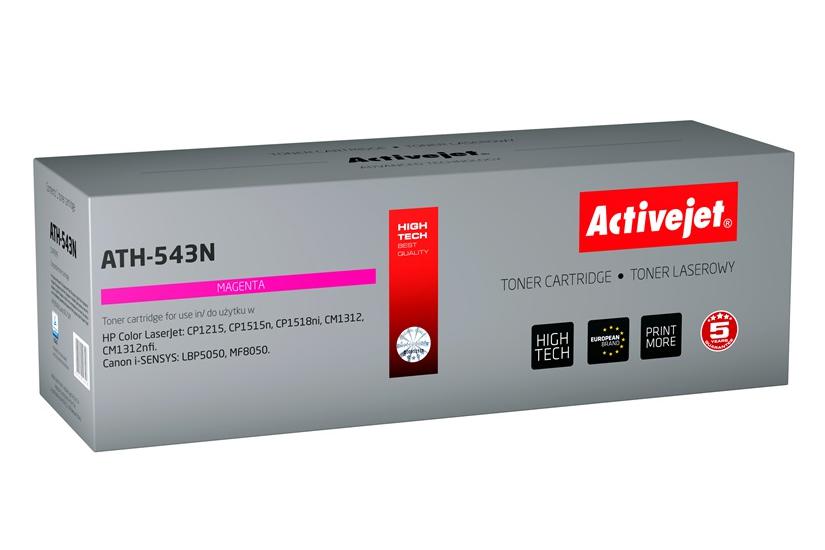 Activejet ATH-543N (erstatning HP 125A CB543A, Canon CRG-716M; Supreme; 1600 sider; rød)