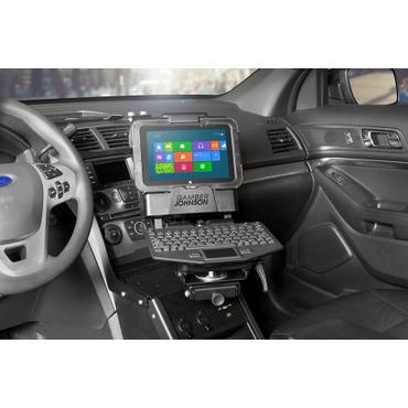 Gamber-Johnson 7160-0818-04 tablet sikkerhedslås 25,4 cm (10") Sort