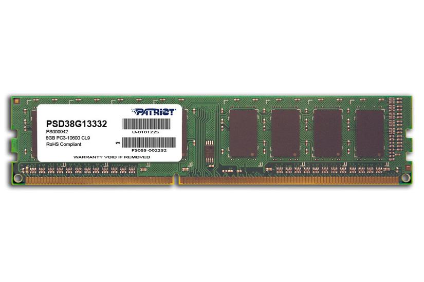 Patriot Signature Line - 8GB - DDR3 RAM - 666MHz - DIMM 240-pin - Icke ECC - CL9