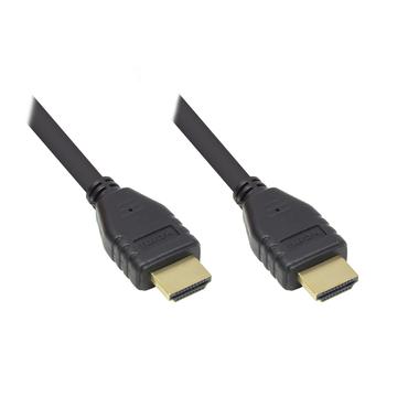 Alcasa GC-M0135 HDMI-kabel 0,5 m HDMI Type A (Standard) Sort