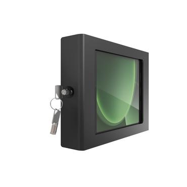 Compulocks Apex Galaxy Tab Active 3/5 8" Apex Enclosure Swing Wall Mount monteringssats - synliga kameror och sensorer fram/bak - f&ouml;r surfplatta - vridbart - svart