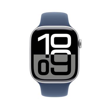 Apple Watch Series 10 OLED 46 mm Digital 416 x 496 pixel Berøringsskærm Sølv Wi-Fi GPS (satellit)