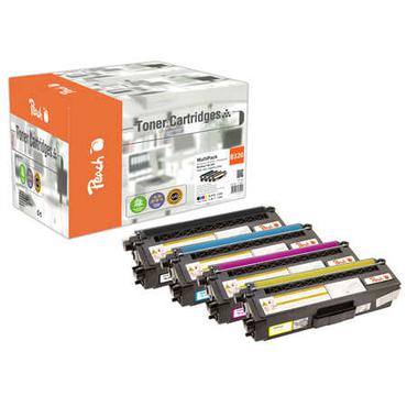 Peach PT783 tonerpatron 4 stk Kompatibel Sort, Blå, Magenta, Gul