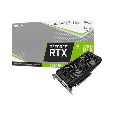PNY GeForce RTX 2060 SUPER Dual Fan - NVIDIA RTX2060SUPER - 8GB GDDR6