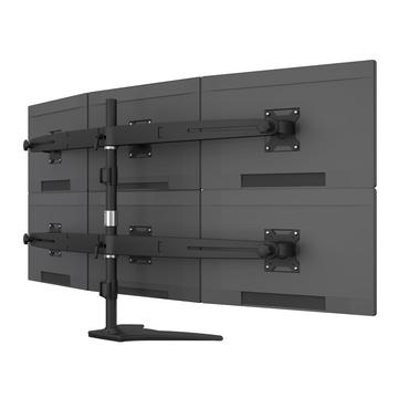 Multibrackets M VESA Desktopmount Triple Arm Expansion Kit - monteringskomponent - för 3 LCD-bildskärmar - svart