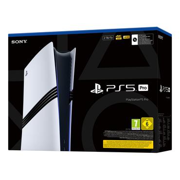 Sony PlayStation 5 Pro 2 TB Wi-Fi Sort, Hvid