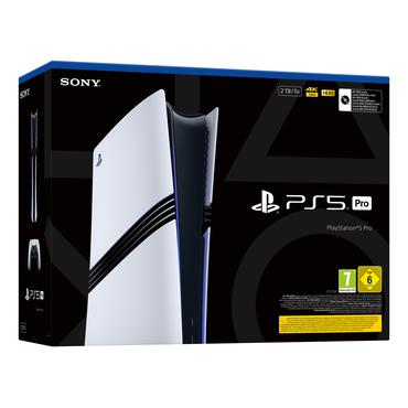 Sony PlayStation 5 Pro 2 TB Wi-Fi Sort, Hvid