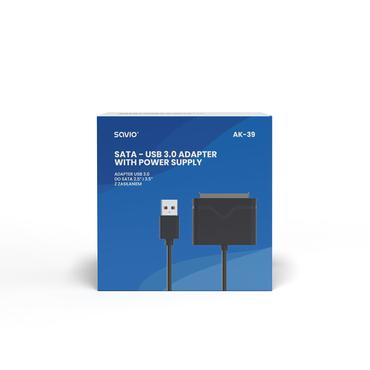 SAVIO AK-39 - lagringskontrol - ATA / SATA - USB 3.0