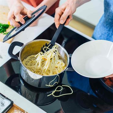 Fiskars 1027301 pasta ske Plast, Silikone