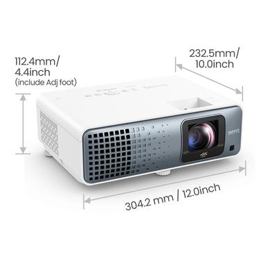 BenQ TK710STi Projektor med kort projiceringsafstand 3200 ANSI lumens DLP UHD 4K (3840x2160) 3D Sort, Hvid