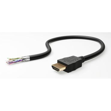 Goobay 58265 HDMI-kabel 3 m HDMI Type A (Standard) Sort