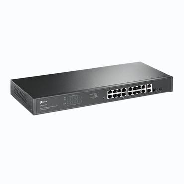 TP-Link TL-SG1218MP netværksswitch Ikke administreret Gigabit Ethernet (10/100/1000) Strøm over Ethernet (PoE) 1U Sort