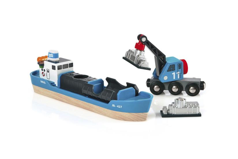 BRIO container ship with crane truck - 33534