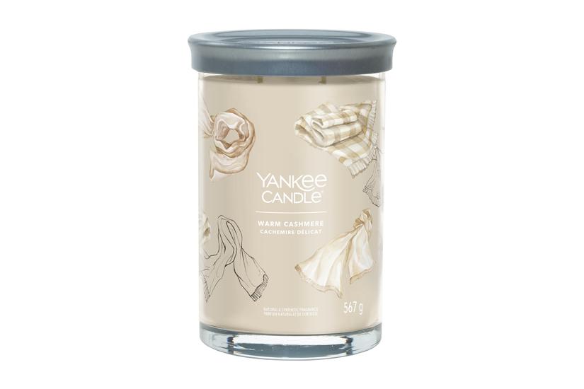Yankee Candle 1724370E vokslys Cylinder Patchouli, Sandeltr&aelig; Beige 1 stk