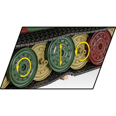 8000 PCS HC WWII /2807/Pz.Kpfw. VI TIGER  2 in 1 1:12