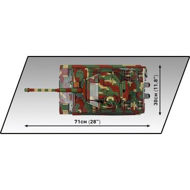 8000 PCS HC WWII /2807/Pz.Kpfw. VI TIGER  2 in 1 1:12