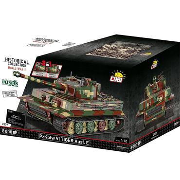 8000 PCS HC WWII /2807/Pz.Kpfw. VI TIGER  2 in 1 1:12