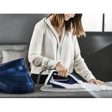 Tefal Pro Express Vision GV9812 3000 W 1,1 L Durilium AirGlide Autoclean soleplate Bl&aring;, Hvid