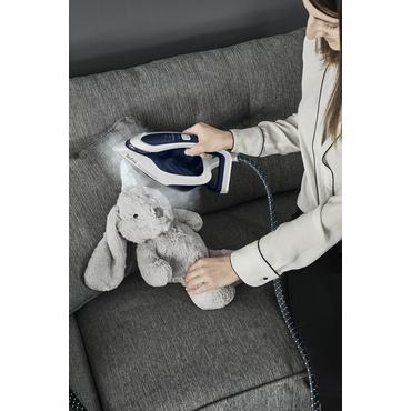 Tefal Pro Express Vision GV9812 3000 W 1,1 L Durilium AirGlide Autoclean soleplate Bl&aring;, Hvid