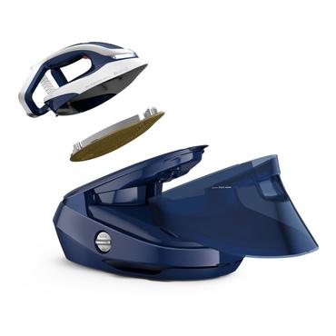 Tefal Pro Express Vision GV9812 3000 W 1,1 L Durilium AirGlide Autoclean soleplate Bl&aring;, Hvid