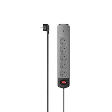 Hama antyprzepięciowa 5 gniazd SCHUKO,1,5M