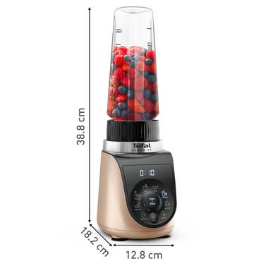 Tefal Blend Up BL190AF0 blender 0.85 L Tabletop blender 1000 W Beige, Black, Transparent