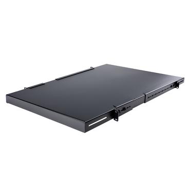 StarTech.com 1U Adjustable Server Rack Mount Shelf - 175lbs - 19.5 to 38in Deep Universal Tray for 19" AV, Data & Network Equipment Rack (ADJSHELFHD) - hylla f&ouml;r rack - 1U