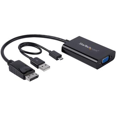 StarTech.com DisplayPort till VGA-adapter med audio - DisplayPort-/VGA-adapter - 18.4 m
