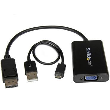 StarTech.com DisplayPort till VGA-adapter med audio - DisplayPort-/VGA-adapter - 18.4 m
