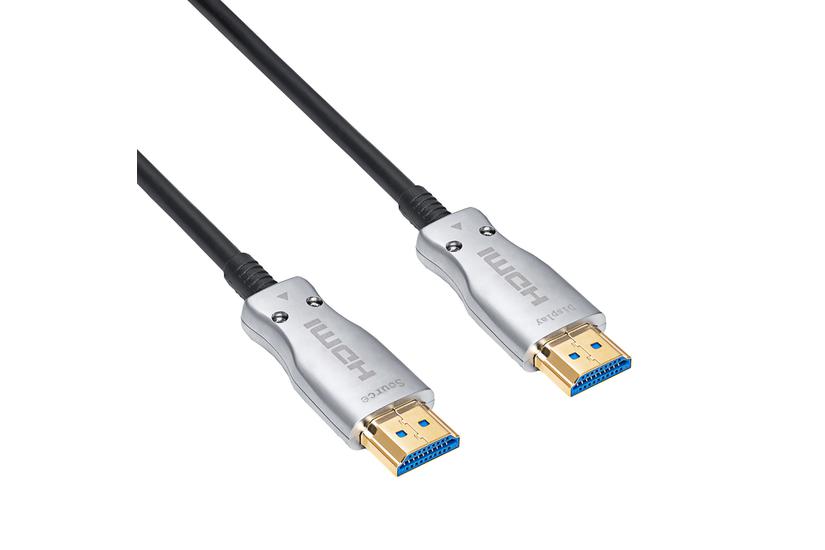 Kabel HDMI Akyga AK-HD-100L optyczny AOC 48Gb/s 8K@60Hz 4K@120Hz ver. 2.1 10m