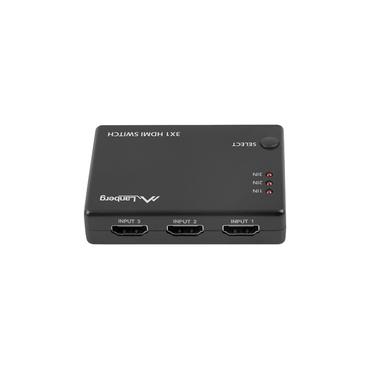 Lanberg SWV-HDMI-0003 - video-/audioswitch - 3 porte