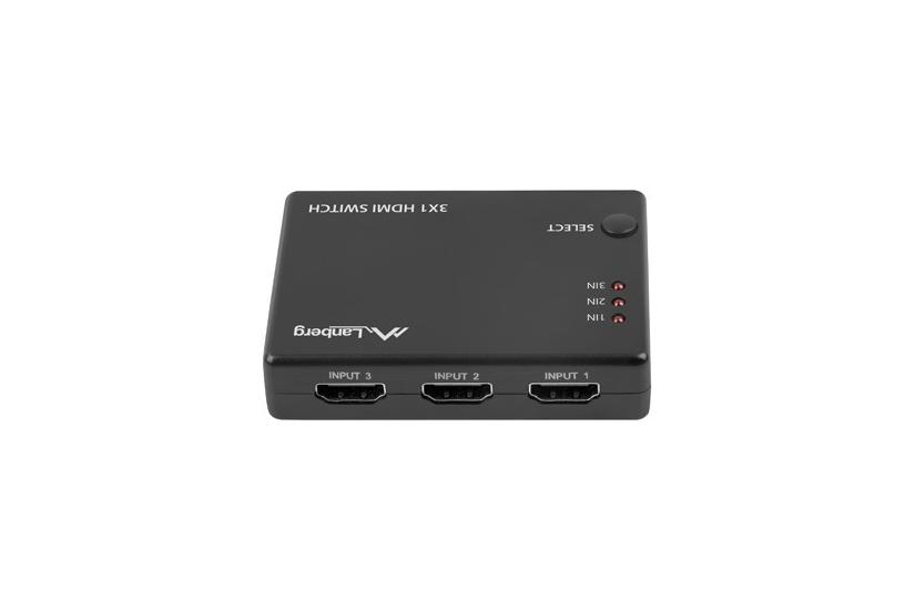 Lanberg SWV-HDMI-0003 - video-/audioswitch - 3 porte