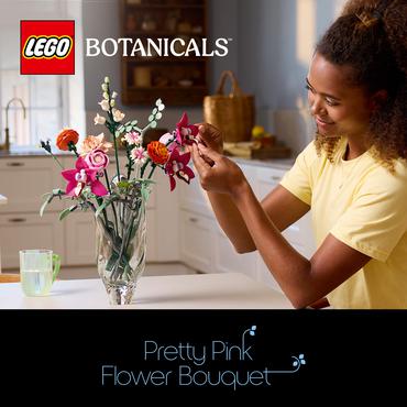 LEGO Botanicals Sch&Atilde;&para;ner Rosafarbener Blumenstrau&Atilde; 10342